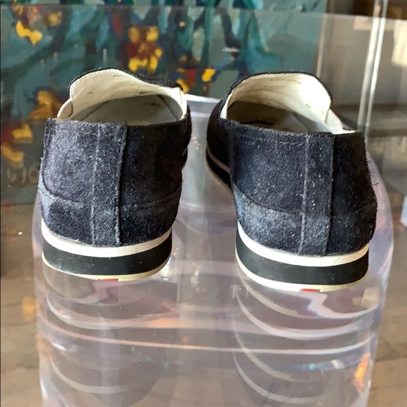 Black Suede Loafers/Flats by Prada size 35 - Picture 4 of 8